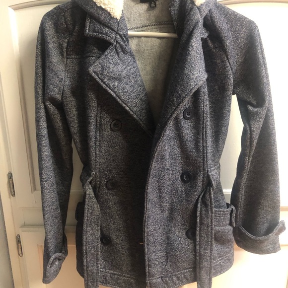 Small blue wash pea coat jacket - Picture 7 of 10